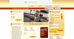 Desktop Screenshot of mymotorhomesforsale.com
